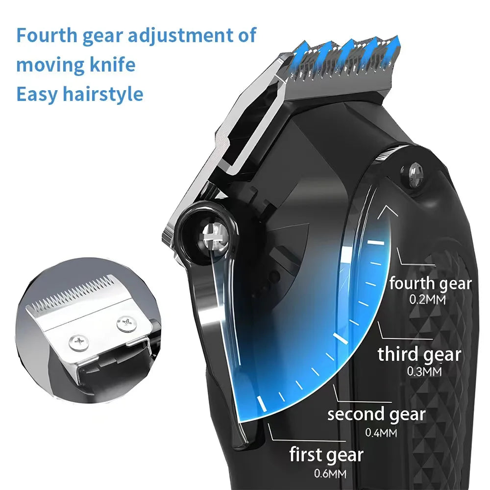 Kemei KM-1071 USB Rechargeable Hair Clipper — Cordless Beard Trimmer for Men