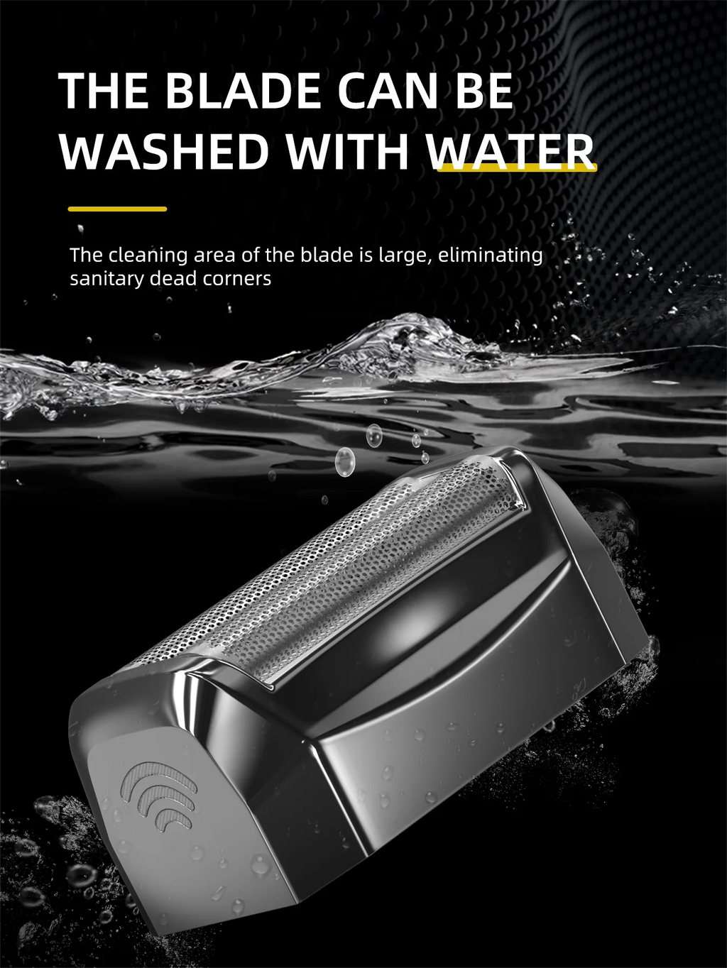 KEMEI KM-9038 Waterproof Reciprocating Cordless Razor USB Rechargeable Shaving Machine Barber Trimmer Electric Shaver for Men