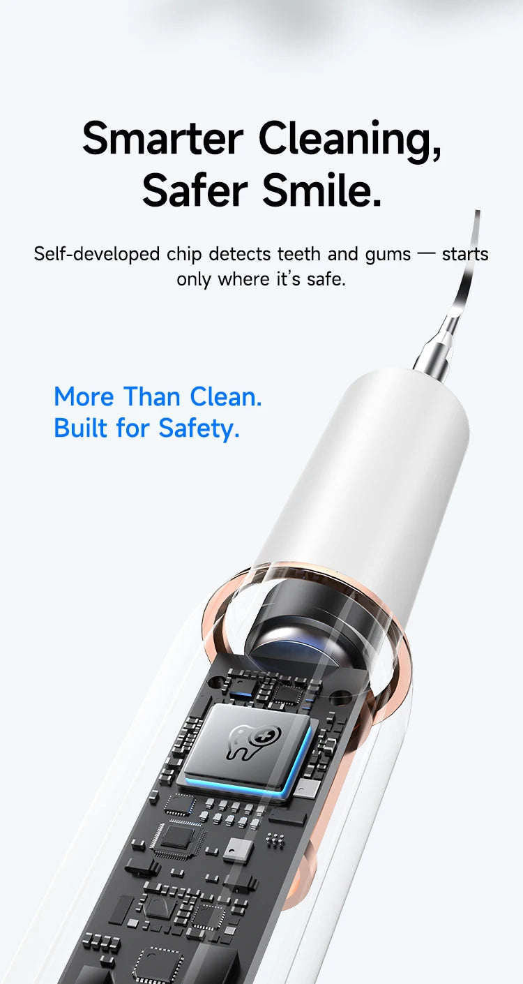 Electric Ultrasonic Dental Cleaner — 5-Mode Calculus & Tartar Remover, Teeth Whitening Oral Care