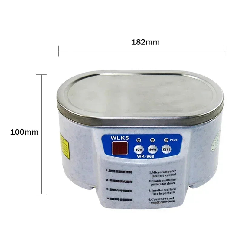 BALASHOV 600ml Dual-Frequency Ultrasonic Cleaner — Jewelry, Dentures & Watches