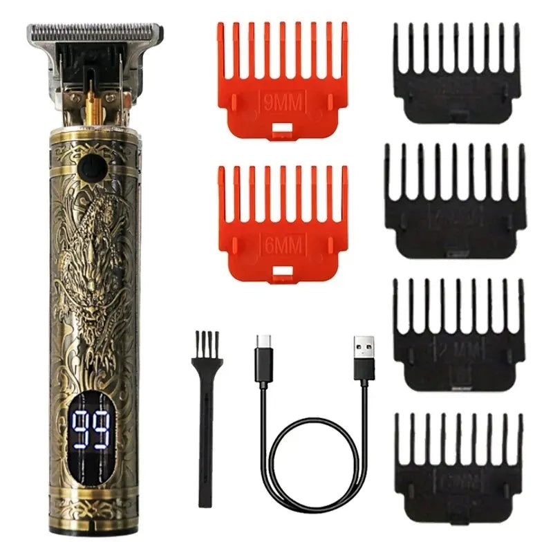 Three-Speed Variable Gear T9 Hair Clipper — Electric Trimmer for Precise Home Cutting