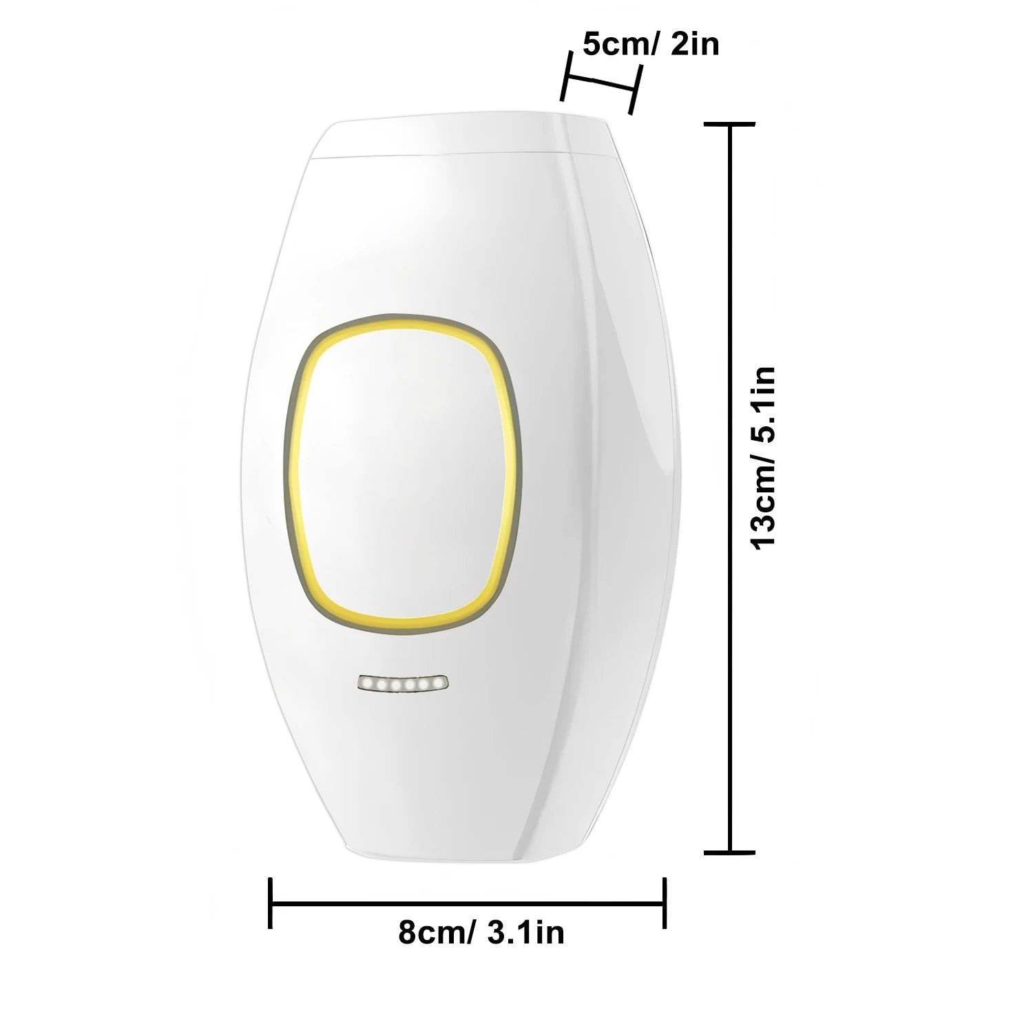 IPL Laser Hair Removal Handset — Painless Electric Depilator for Women & Men at Home