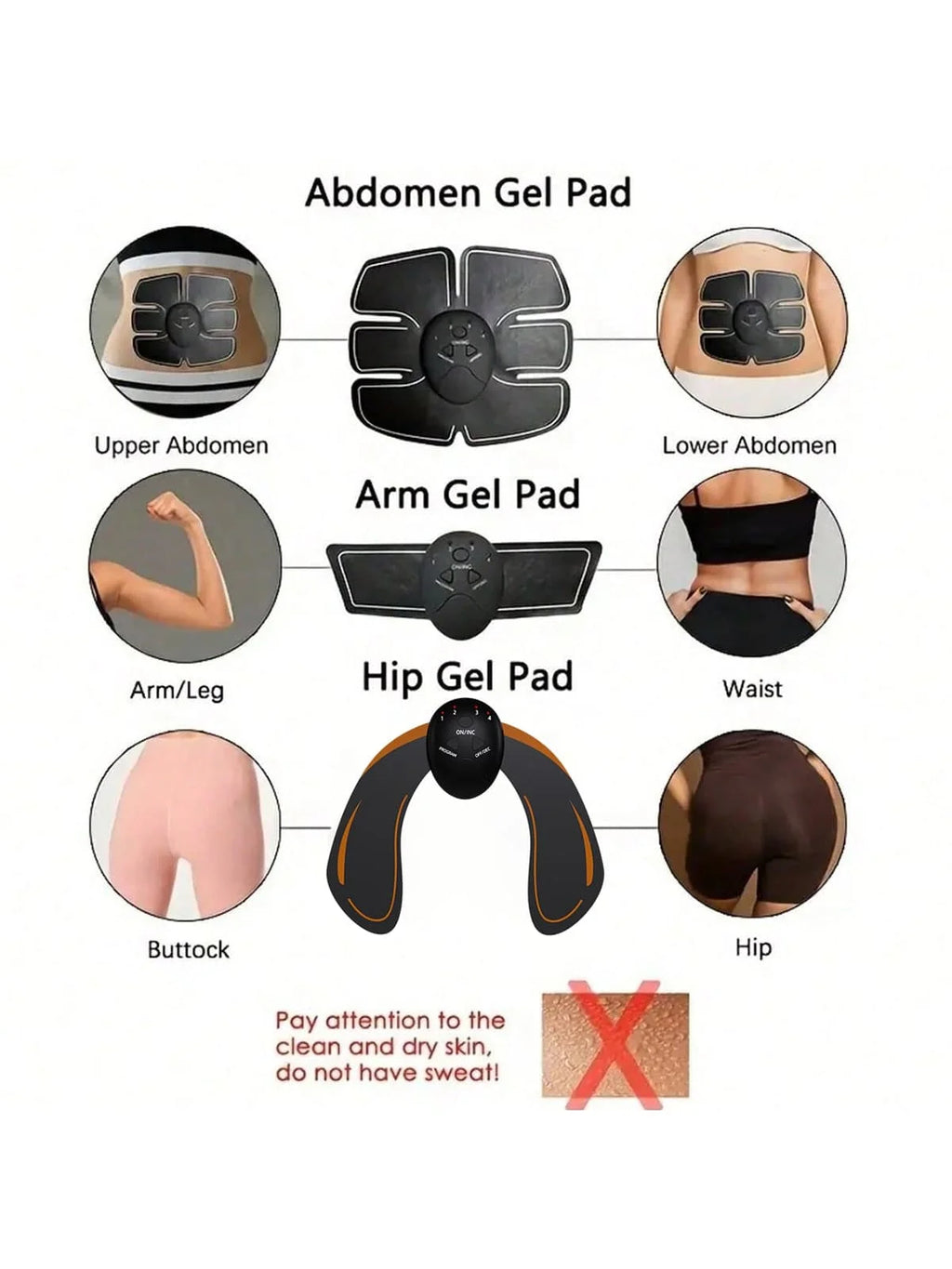 2026EMS Hip Muscle Stimulator Fitness Weightlifting Hip Abdominal Arm Leg Trainer Massage Battery version