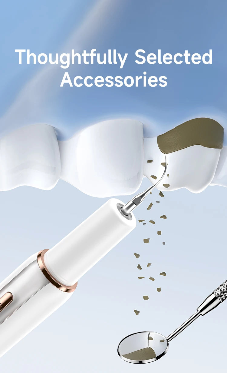 Electric Ultrasonic Dental Cleaner — 5-Mode Calculus & Tartar Remover, Teeth Whitening Oral Care