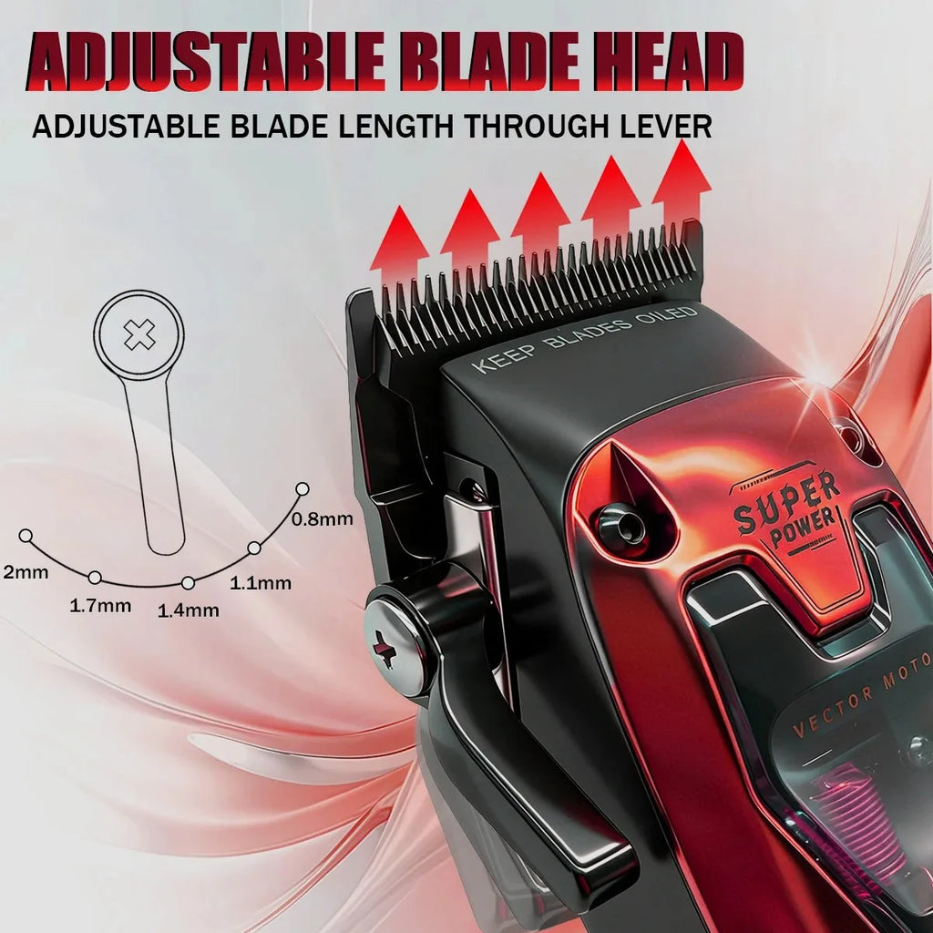 VGR V-668 Professional Barber Hair Trimmer — Cordless Electric Clipper for Men