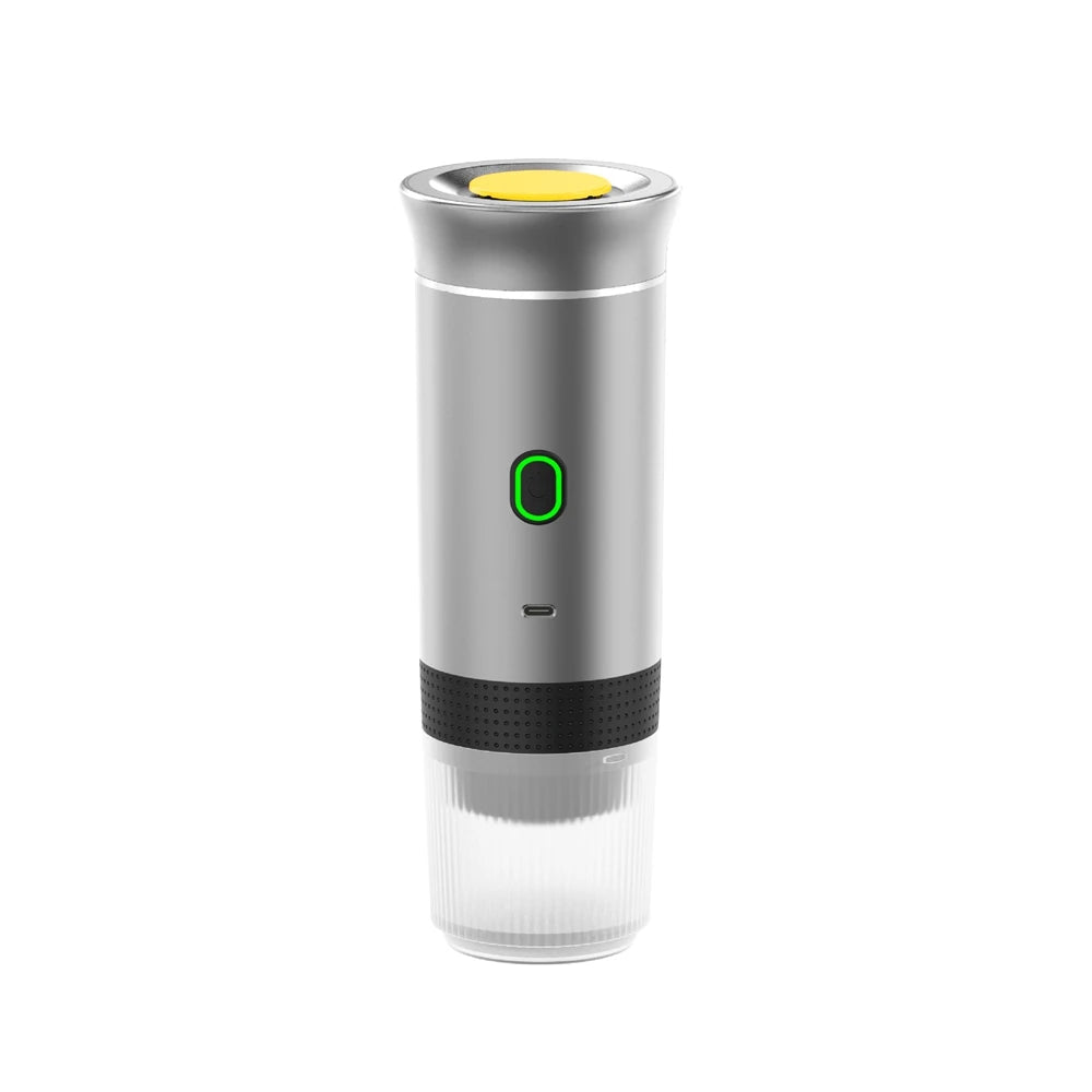 Portable Wireless Espresso Machine — 3-in-1 Capsule, Pod & Ground Coffee Maker for Travel & Car