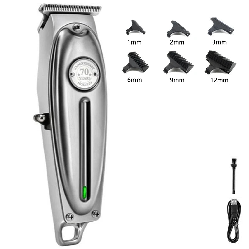 Kemei KM-1949 Pro Full Metal Hair Clipper — Professional Electric Barber Trimmer for Men