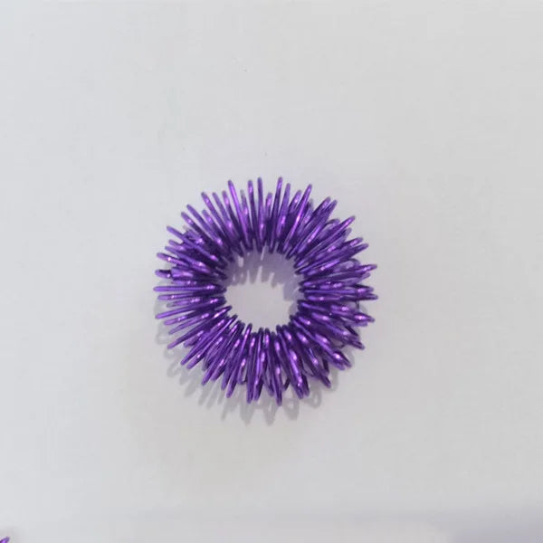 10pcs/Lot Hot Sale Finger Massage Sujok Ring Acupuncture Ring Health Care Body Massage Chinese Medicine Color Gold