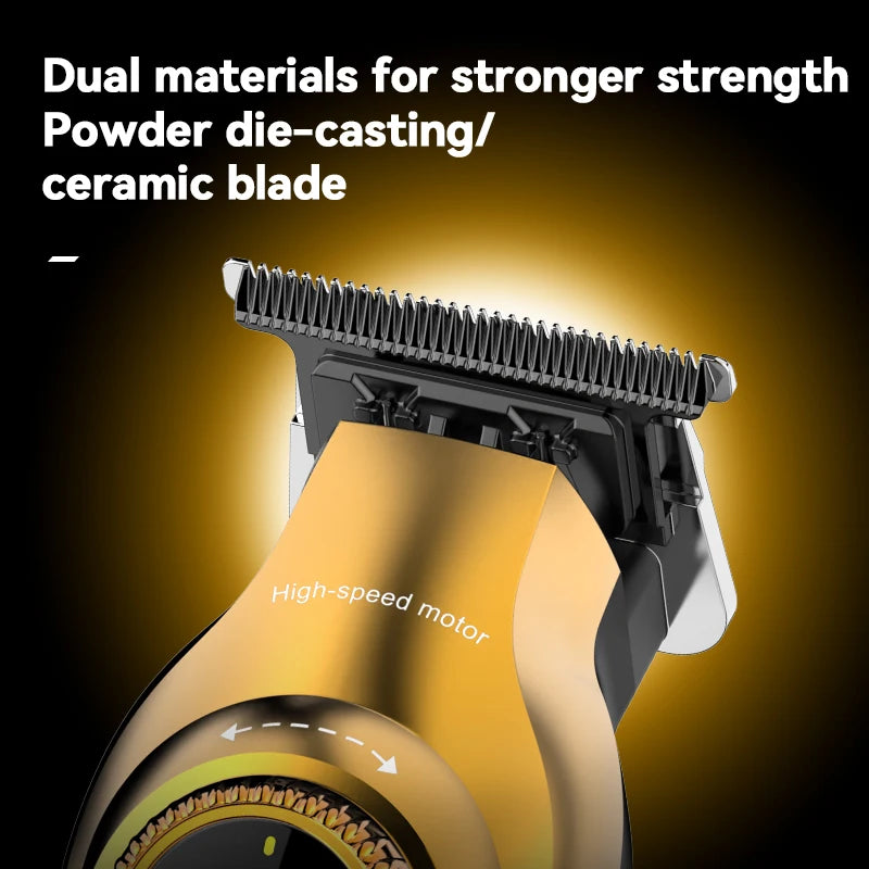 Kemei KM-1677 Professional Barber Shears — Men & Women's Gift Hair Scissors Set