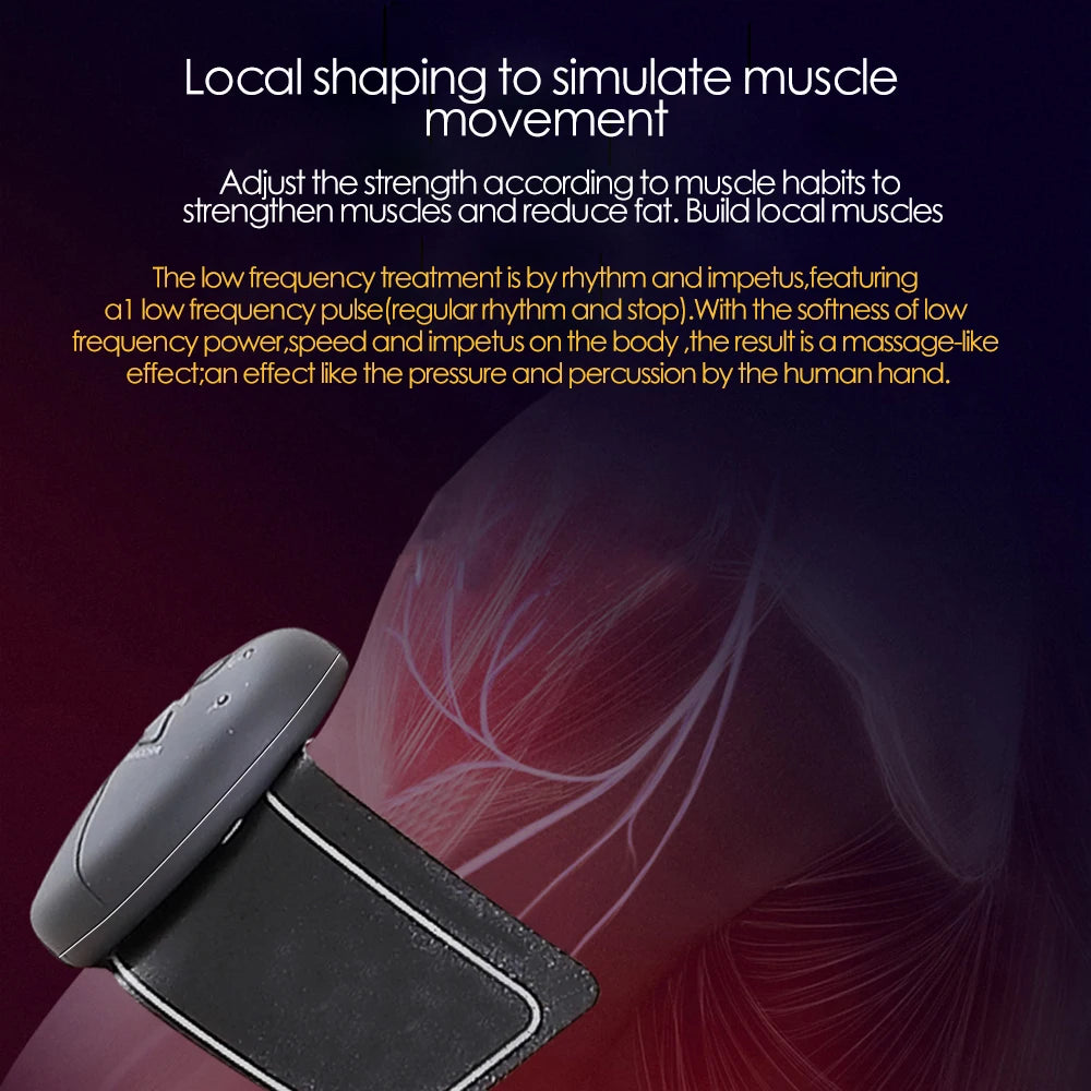 EMS Muscle Stimulator Smart Fitness Hip Trainer Fitness Electric Body Slimming Massager Abdominal Training Weight Loss