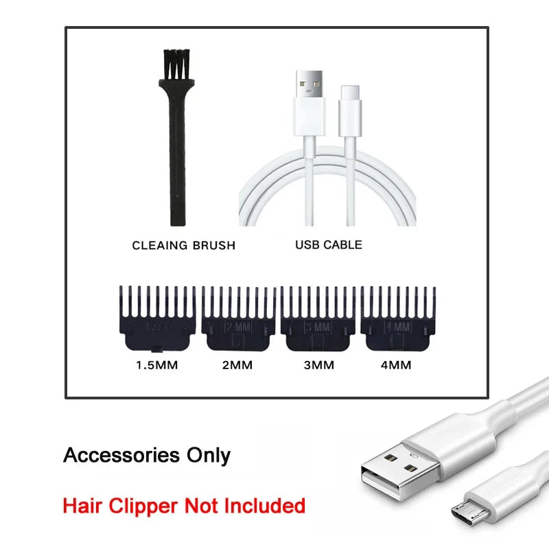 Professional Rechargeable Beard Trimmer for Men — Precision Electric Grooming Tool