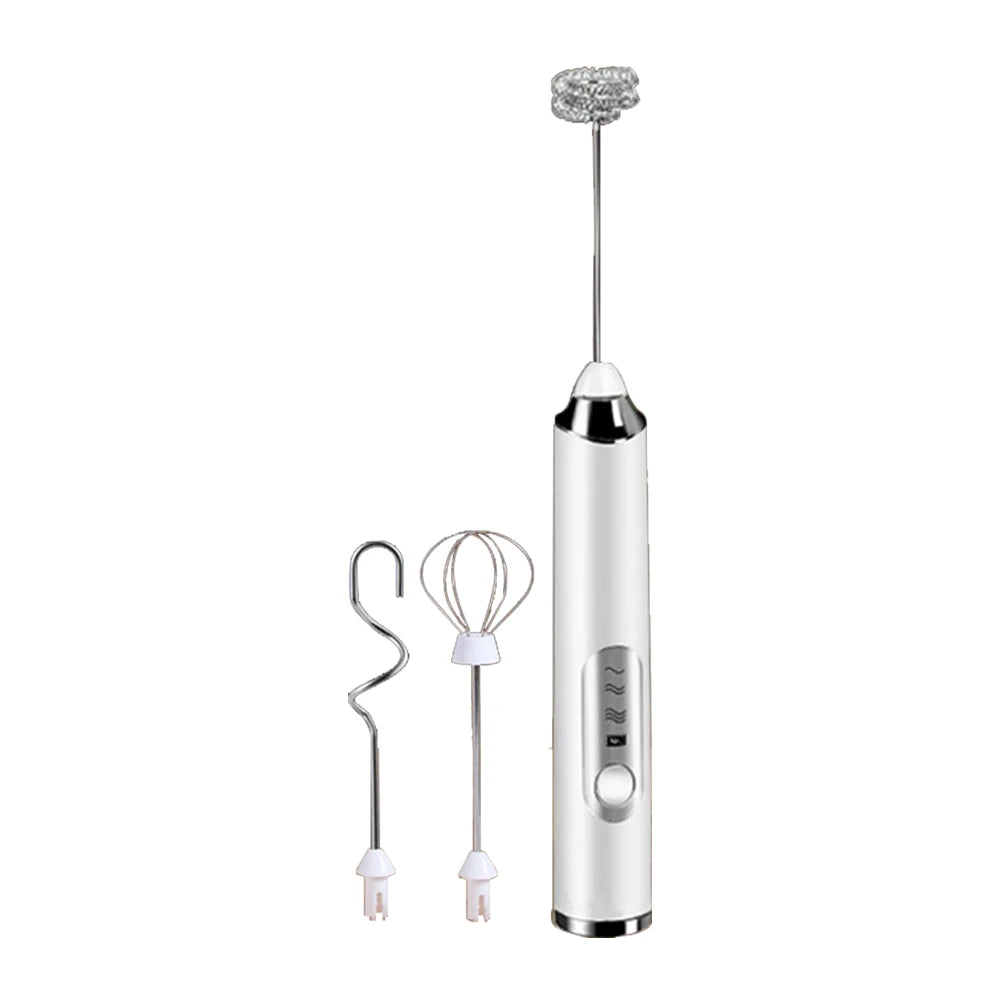 Mini Electric Milk Frother — Wireless Handheld Foam Maker for Cappuccino & Coffee