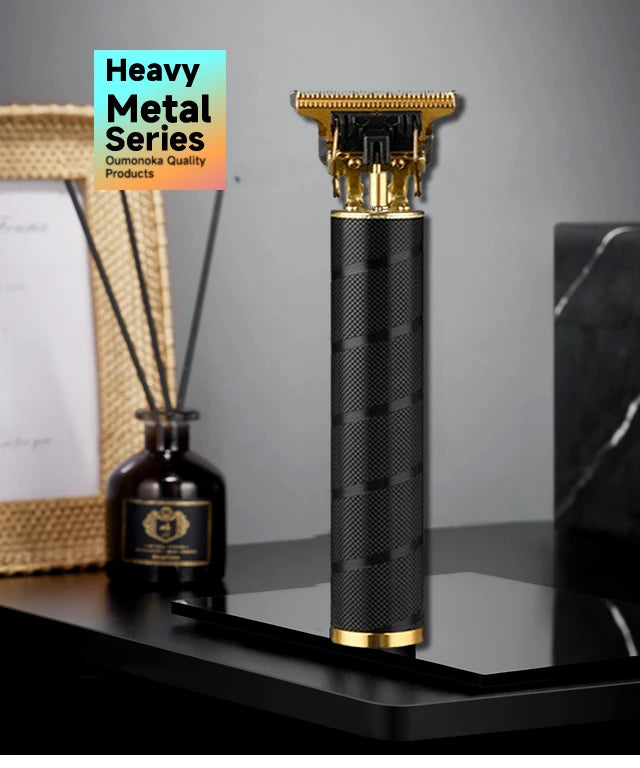 OUMONOKA T9 Professional Hair Clipper — Men’s Barber Trimmer, 90-Min Battery