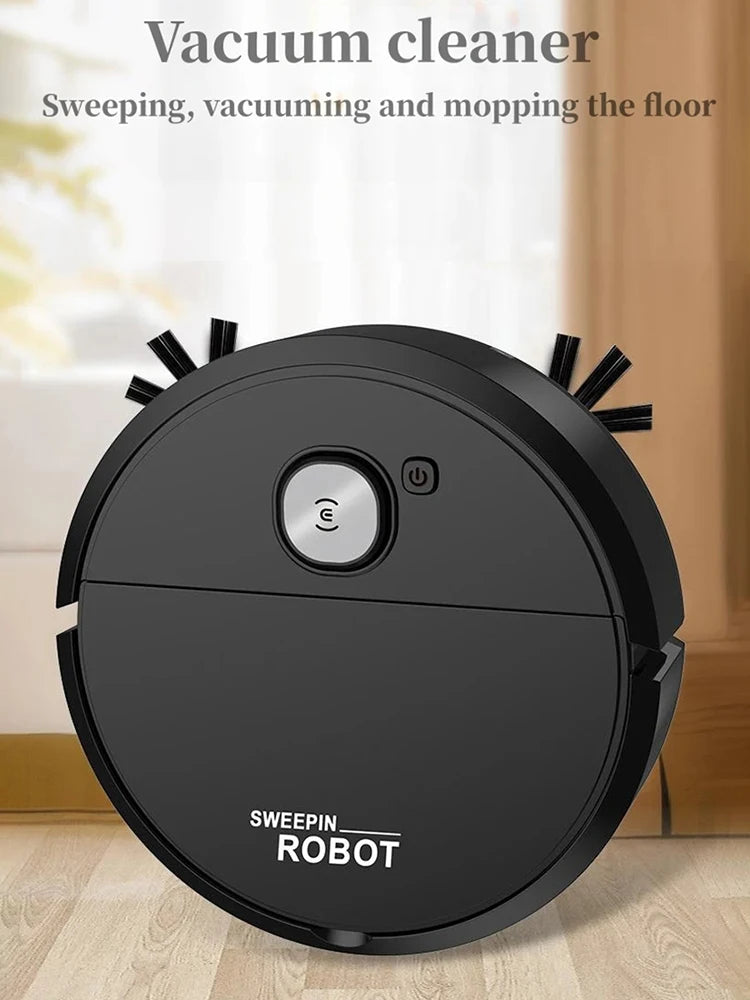 XMSJ Smart Sweeping Robot 2026 — Strong Suction, Washable Mop for Pet Hair & Hard Floors