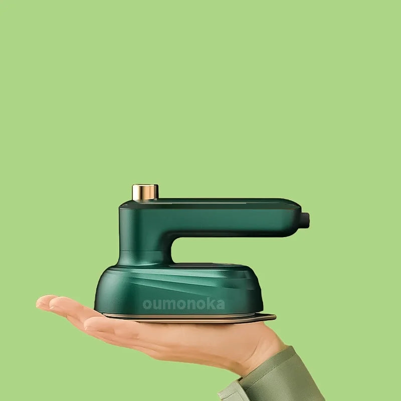 Mini Rotating Steam Iron — Portable Handheld Garment Steamer for Home & Travel