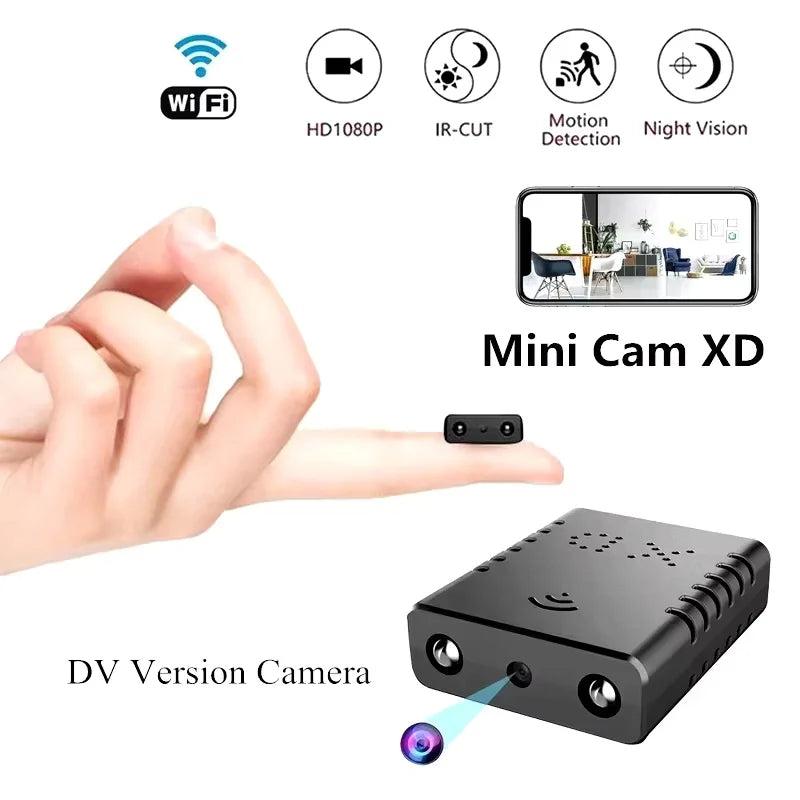 XD Mini Camera 4K WiFi — Night Vision Waterproof Home Security Video Recorder