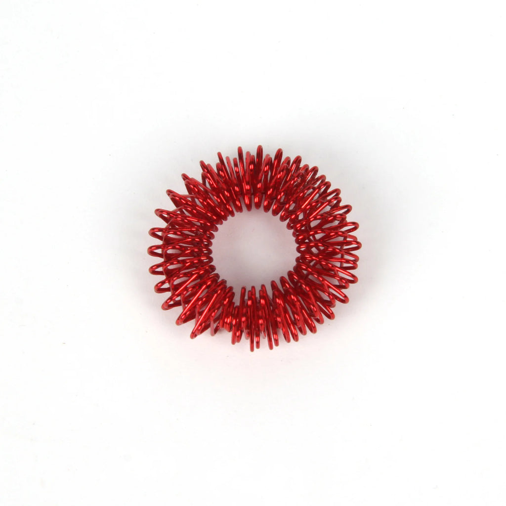 10pcs/Lot Hot Sale Finger Massage Sujok Ring Acupuncture Ring Health Care Body Massage Chinese Medicine Color Gold