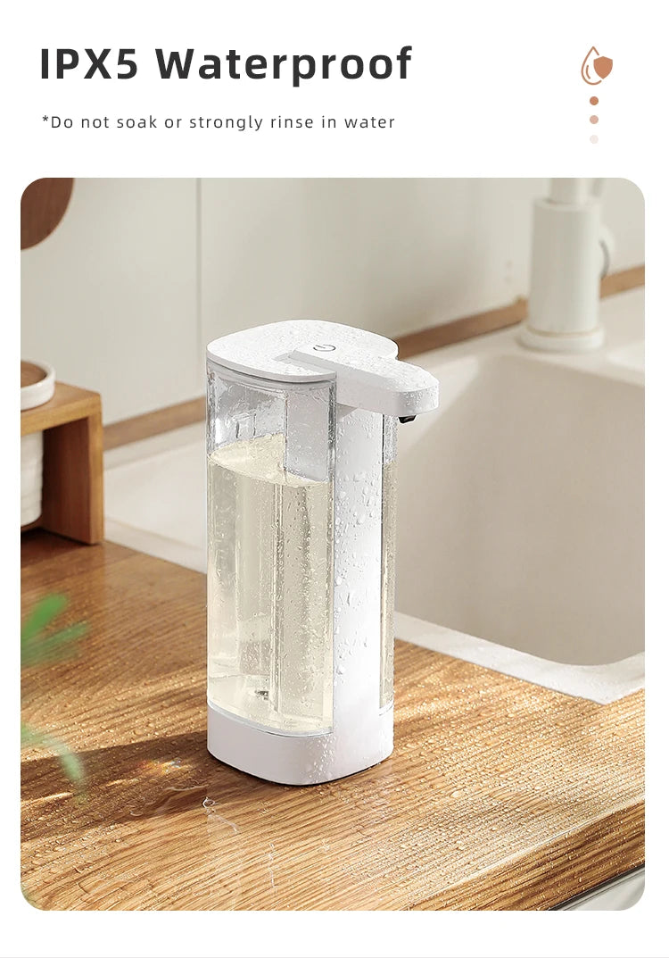 Automatic Sensor Soap Dispenser — Touchless Intelligent Hand Washing Machine for Kitchen