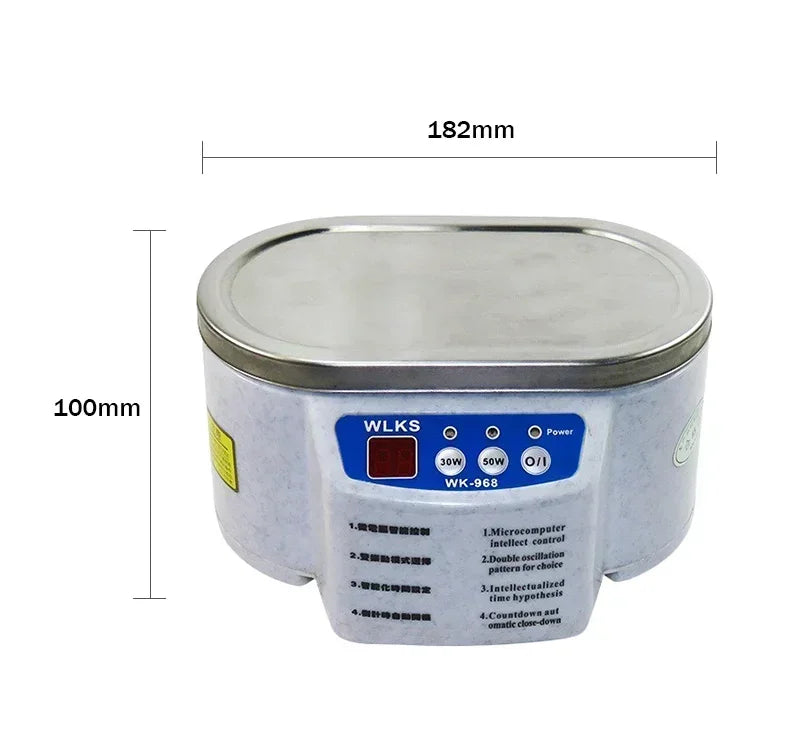 BALASHOV 600ml Dual-Frequency Ultrasonic Cleaner — Jewelry, Dentures & Watches