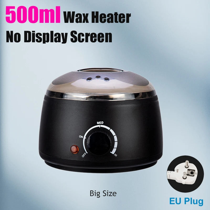 500ml Wax Heater Machine — Digital Display Depilatory Wax Warmer for Hair Removal