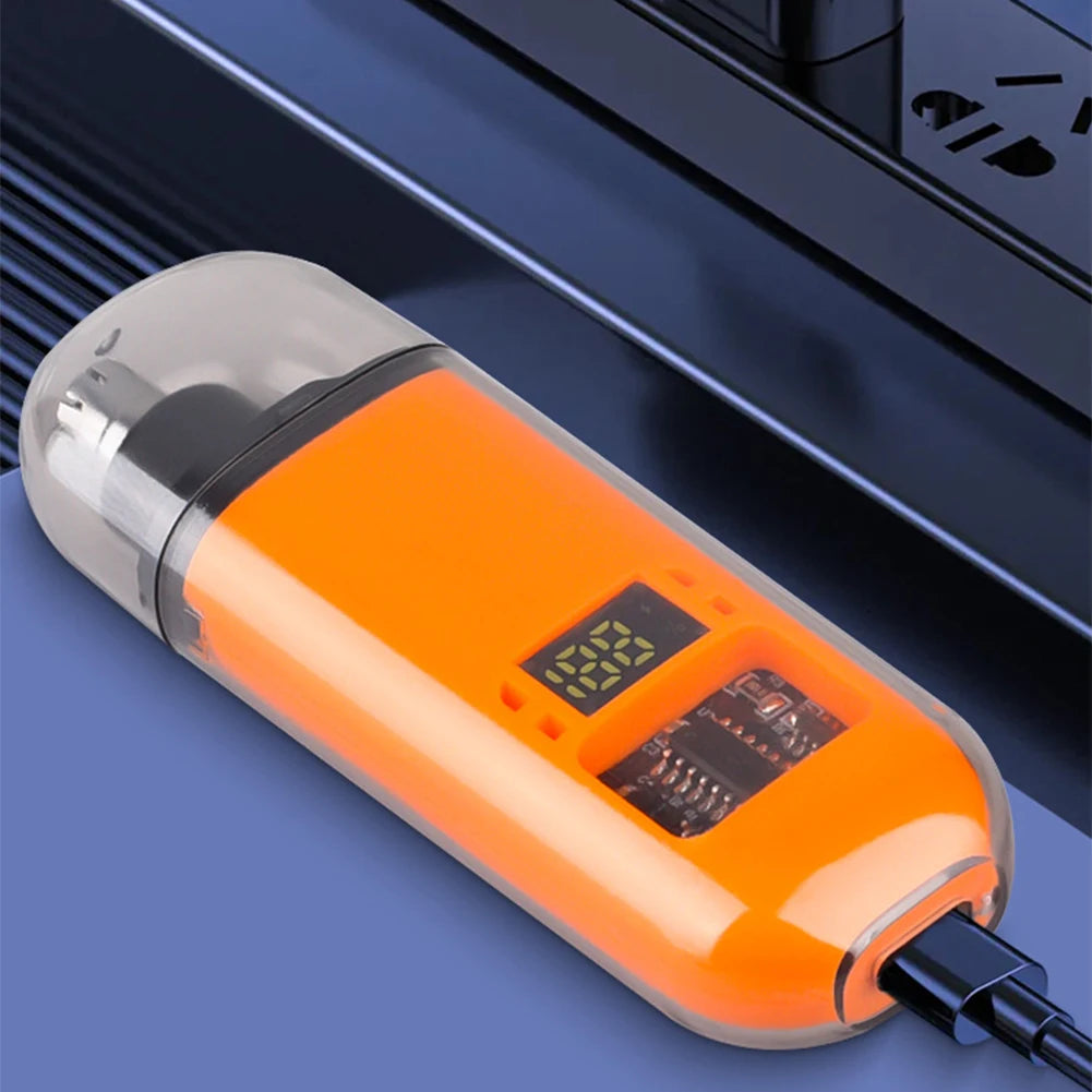 Portable Ear & Nose Hair Trimmer — Digital Display, Painless Electric Eyebrow & Beard Shaver