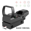 Tactical Red & Green Dot Sight — Reflex Optics Scope with 20mm Rail Mount