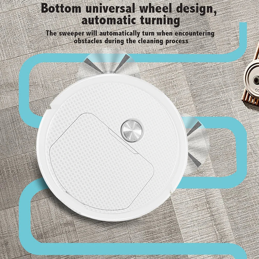 3-in-1 Smart Sweeping Robot — Wireless Vacuum & Mop Cleaner for Home