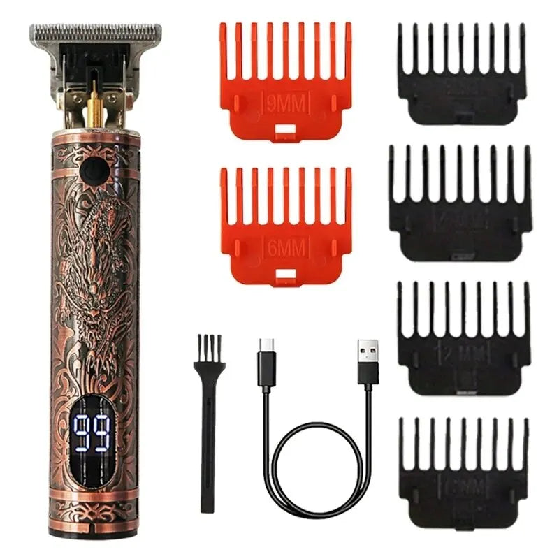 Three-Speed Variable Gear T9 Hair Clipper — Electric Trimmer for Precise Home Cutting