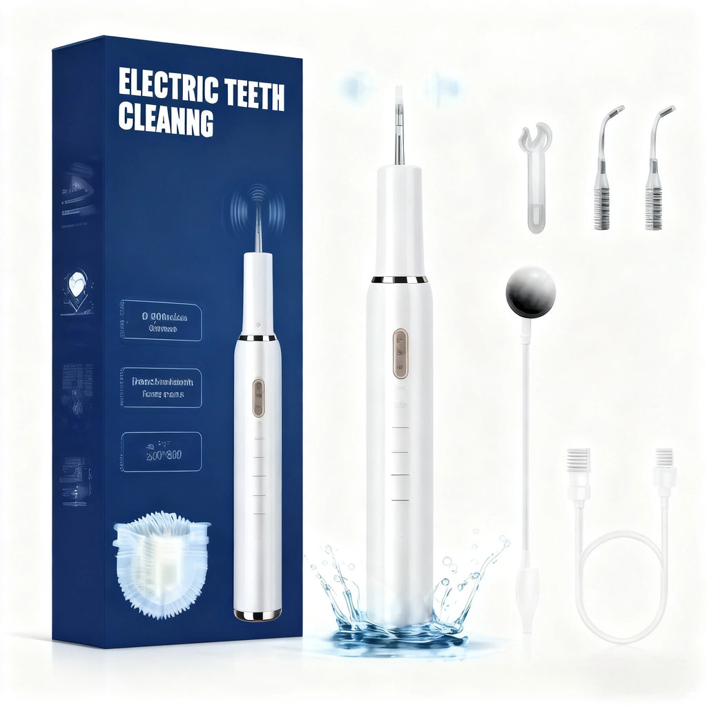 Electric Ultrasonic Dental Cleaner — 5-Mode Calculus & Tartar Remover, Teeth Whitening Oral Care