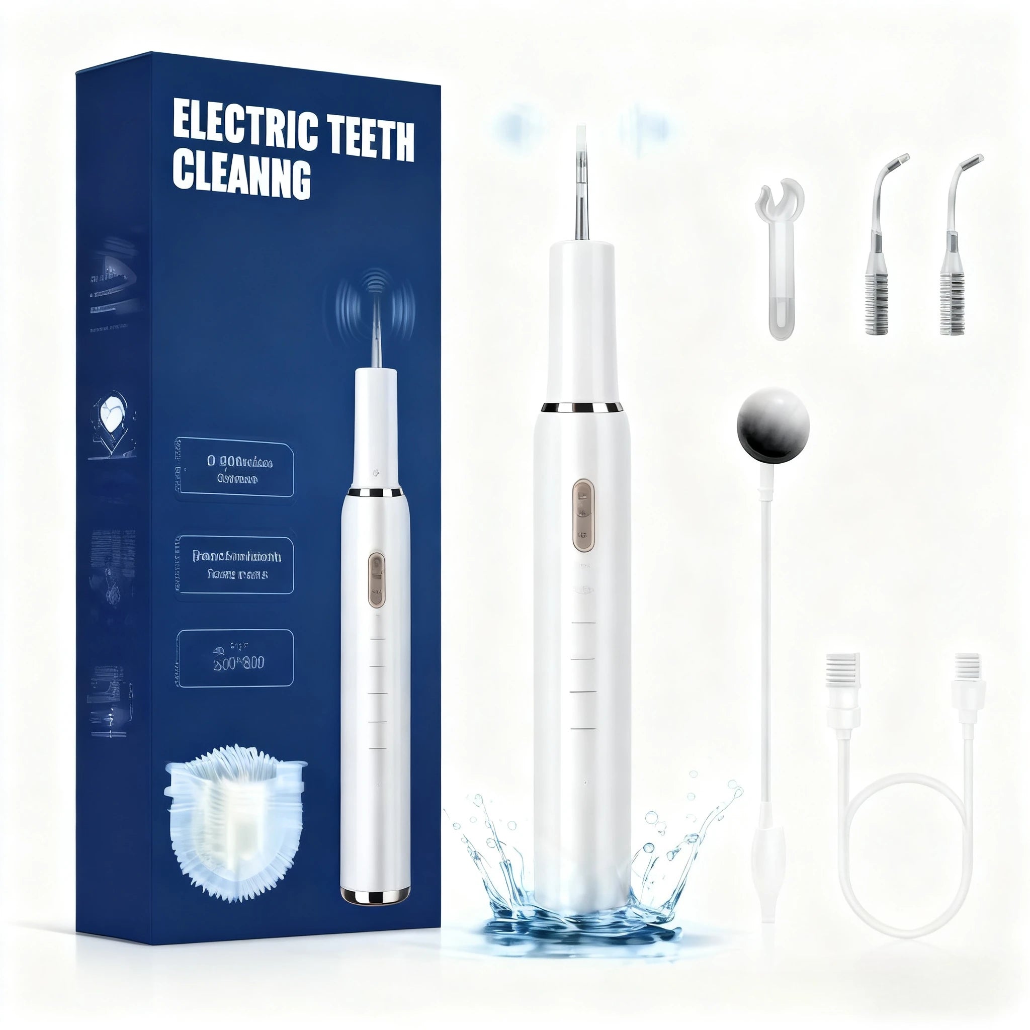 Electric Ultrasonic Dental Cleaner — 5-Mode Calculus & Tartar Remover, Teeth Whitening Oral Care