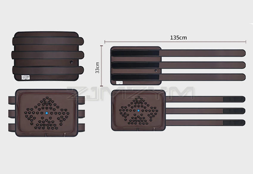 Electric Abdominal Belt Massager Hot compress Abdomen Burning Fat Heating Weight Loss Slimming Belt Temperature Adjustable