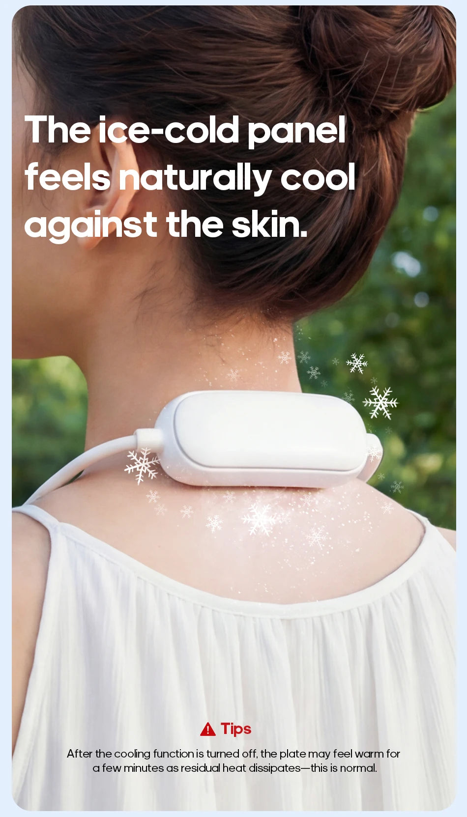 Portable Neck Fan with Cold Compress — 3-Speed 800mAh Sports Cooling Fan for Outdoor Travel