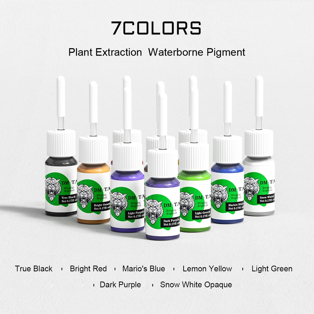 DM Wireless Tattoo Kit — Complete Mini Rocket Machine Set