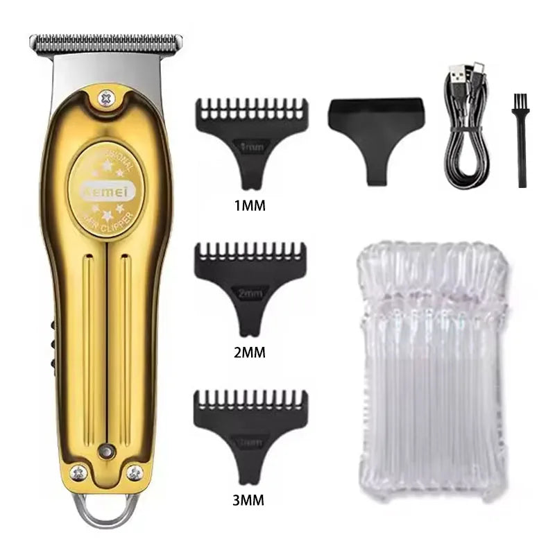 Kemei KM-679 Professional Hair Trimmer — Electric Cordless Clipper for Men