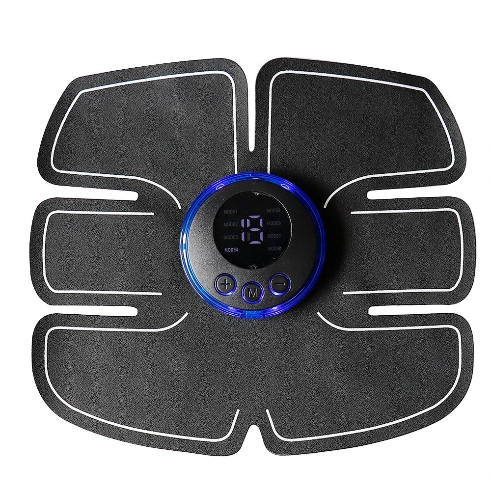 Smart EMS Muscle Stimulator Electric Wireless Abs Fitness Trainer Abdominal Training Weight Loss Stickers Body Slimming Massager