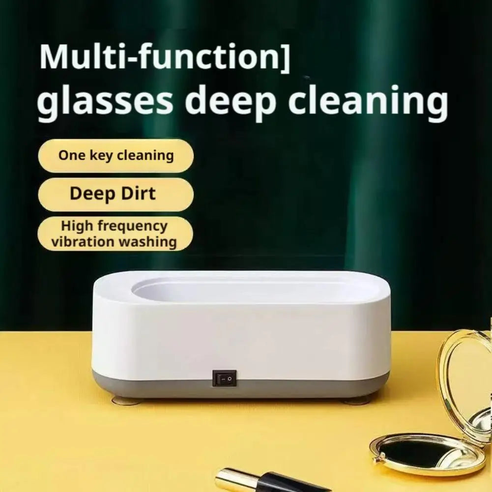 Portable Ultrasonic Jewelry & Glasses Cleaner — High-Frequency Vibration Deep Clean Tool