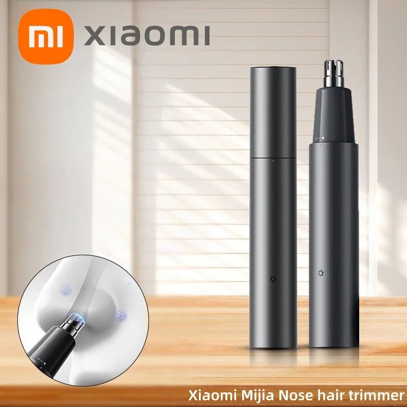 Xiaomi Mijia Electric Nose Hair Trimmer — Antibacterial Coating, Painless 6500RPM Ear & Nose Clipper