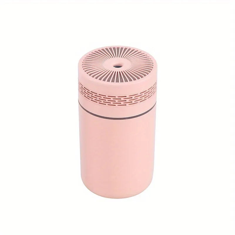 250ml Mini Car Humidifier — USB Spray Mist with LED Light & Essential Oil Diffuser