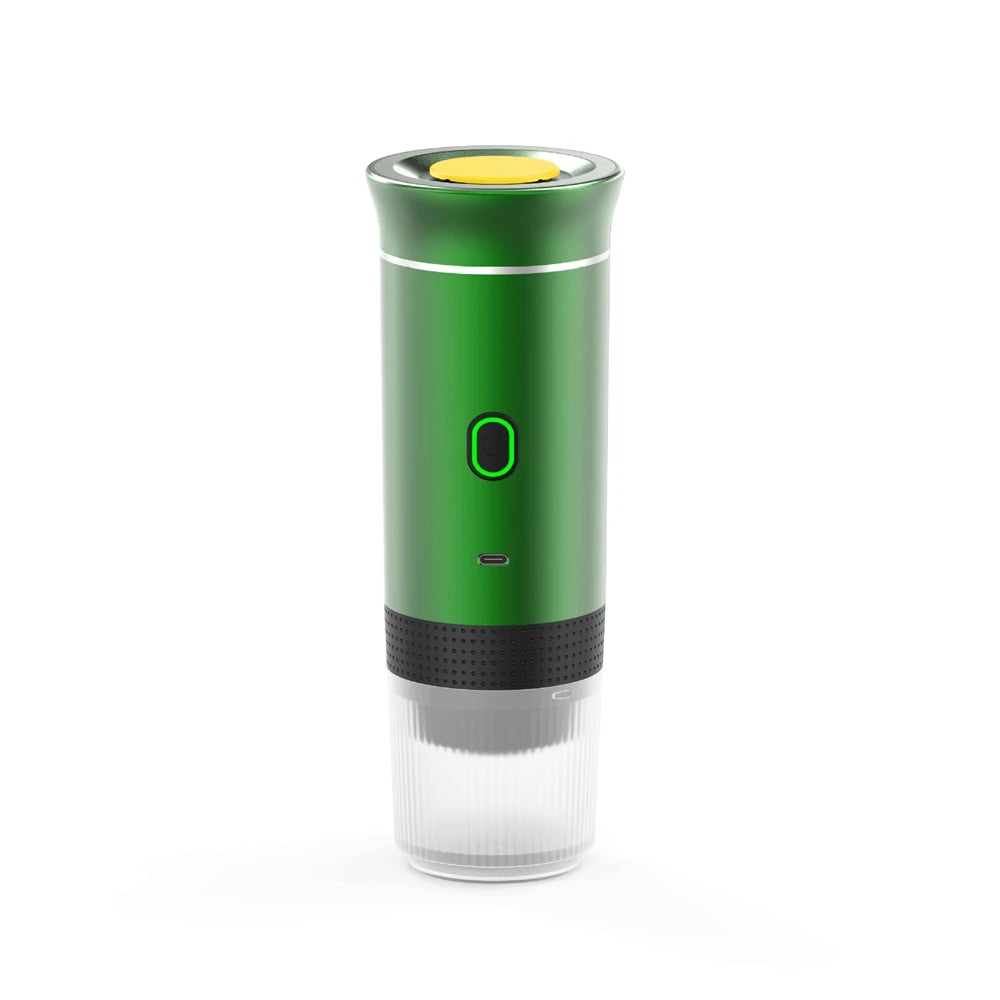 Portable Wireless Espresso Machine — 3-in-1 Capsule, Pod & Ground Coffee Maker for Travel & Car