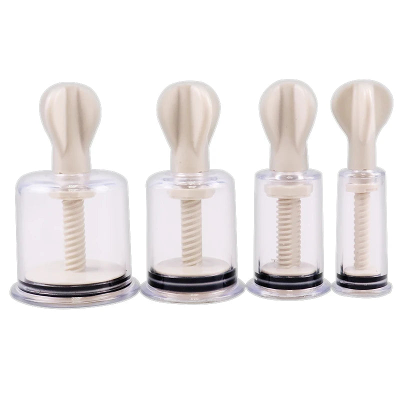 4 Size Massage Physiotherapy Cupping Manual Rotating Handle Cup Anti Cellulite Vacuum Cupping Cups Vacuum Body Massage Cans