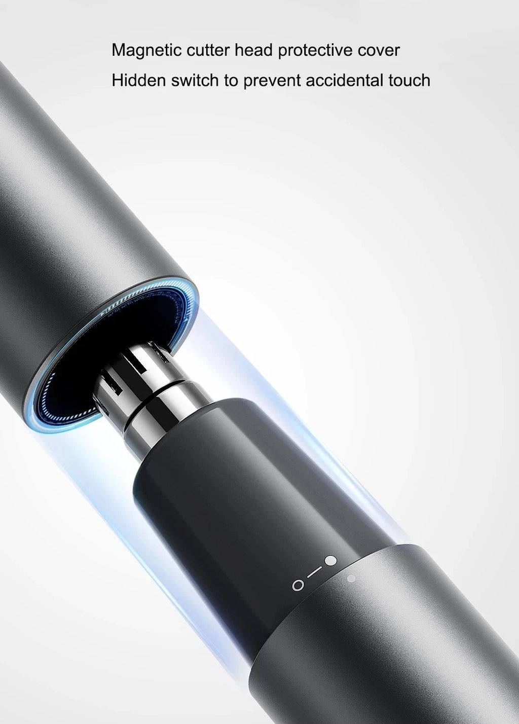 Xiaomi Mijia Electric Nose Hair Trimmer — Antibacterial Coating, Painless 6500RPM Ear & Nose Clipper