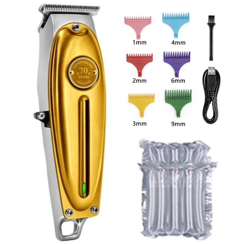 Kemei KM-1949 Pro Full Metal Hair Clipper — Professional Electric Barber Trimmer for Men