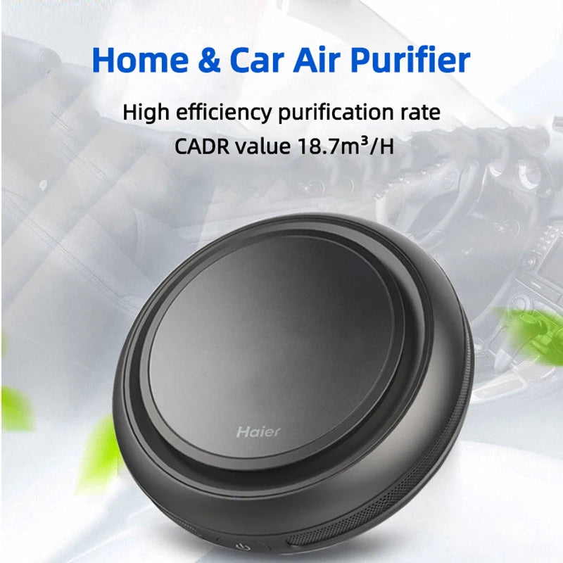 USB Car Air Purifier — Negative Ion Oxygen Cleaner, 99% Pollutant Removal