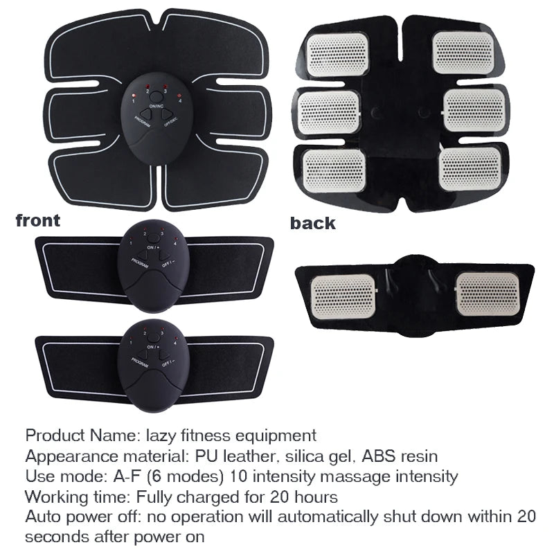 EMS Muscle Stimulator Smart Fitness Hip Trainer Fitness Electric Body Slimming Massager Abdominal Training Weight Loss
