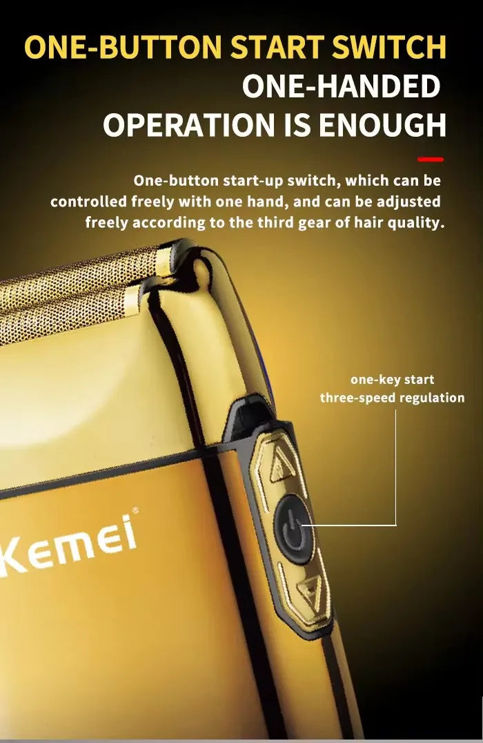 Original Kemei combo Beard & Hair Trimmer For Men Electric Shaver Bald Head Razor Clipper Shaving Machine Rechargeable