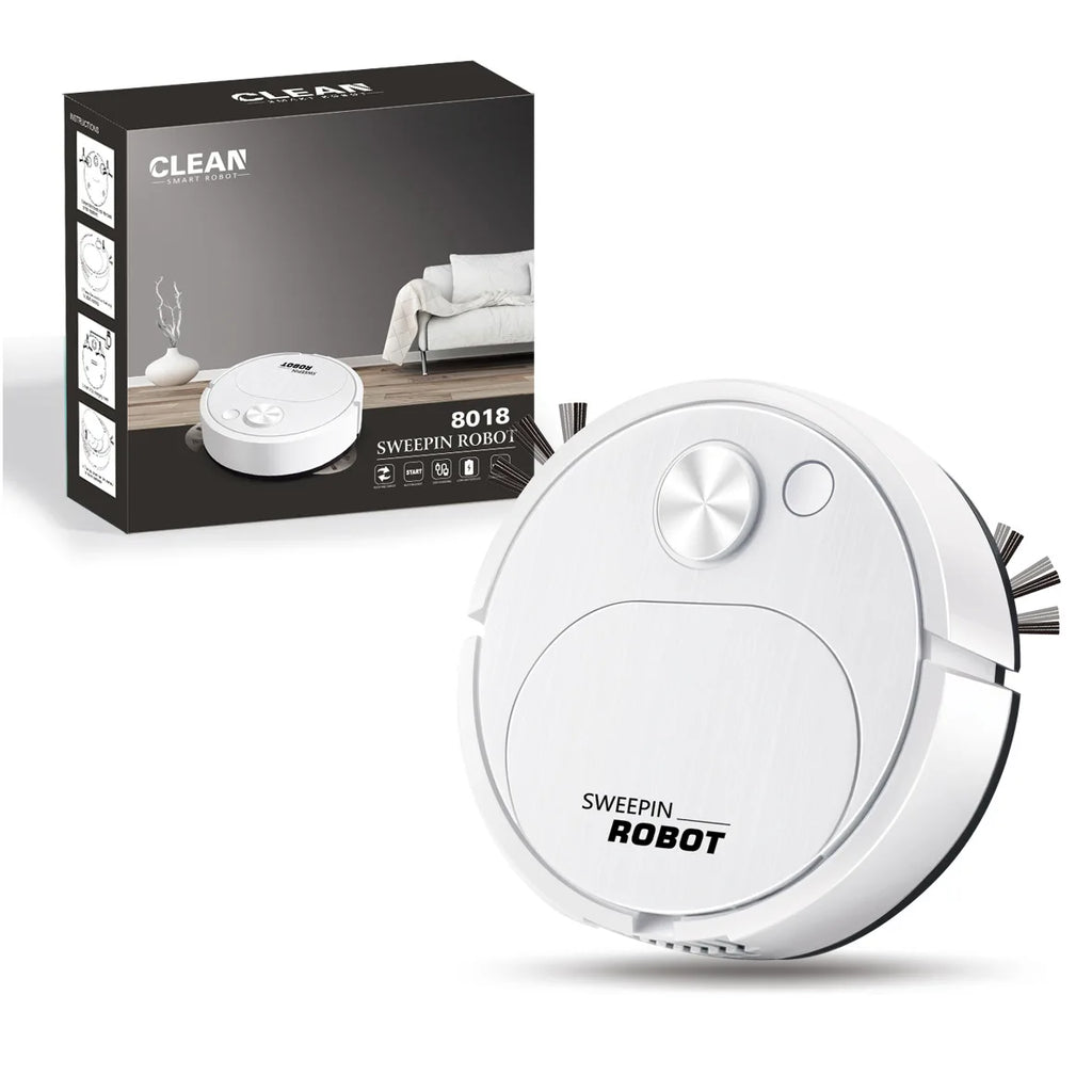 Smart USB Sweeping Robot 3-in-1 — 1800Pa Wireless Vacuum & Mop for Home & Office