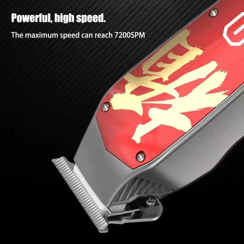 MadeShow M10/M11 Professional Hair Clipper & Trimmer Set — 0.1mm T-Blade High Speed