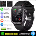 2026 Military Smartwatch — IP67 3ATM, GPS, Fitness Tracker & Bluetooth Calls for Men