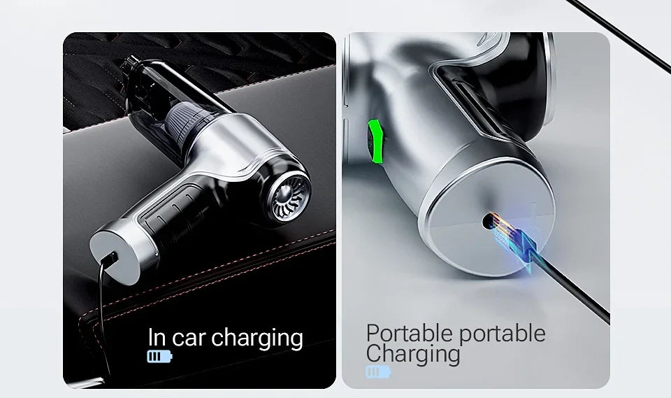 SZUK 2026 Car Vacuum Cleaner 15000Pa — Mini Handheld Wireless Strong Suction