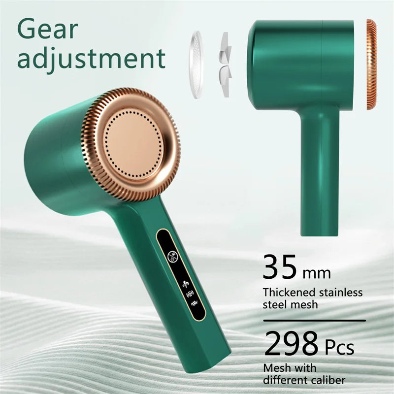 Rechargeable Fabric Lint Remover — Electric Fuzz & Hairball Shaver for Clothes & Sweaters